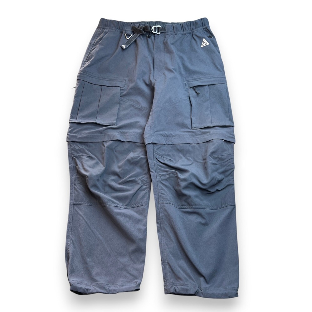 Nike ACG Smith Summit Cargo Pants Mens XL Blue Convertible Hiking Gorpcore Tech
